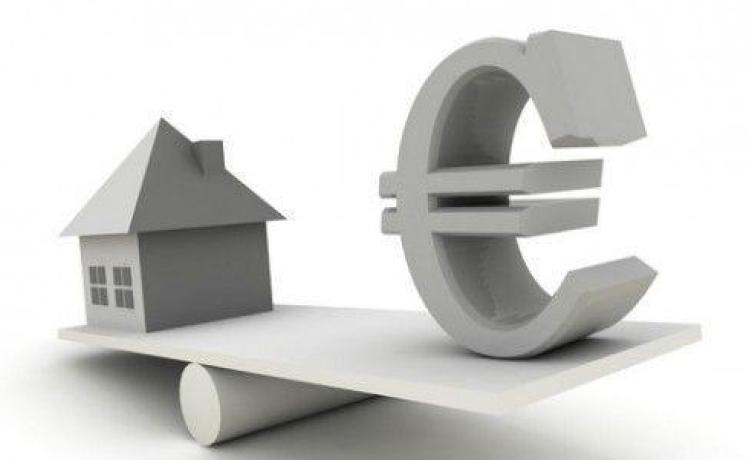 Balance entre une maison et l'euro